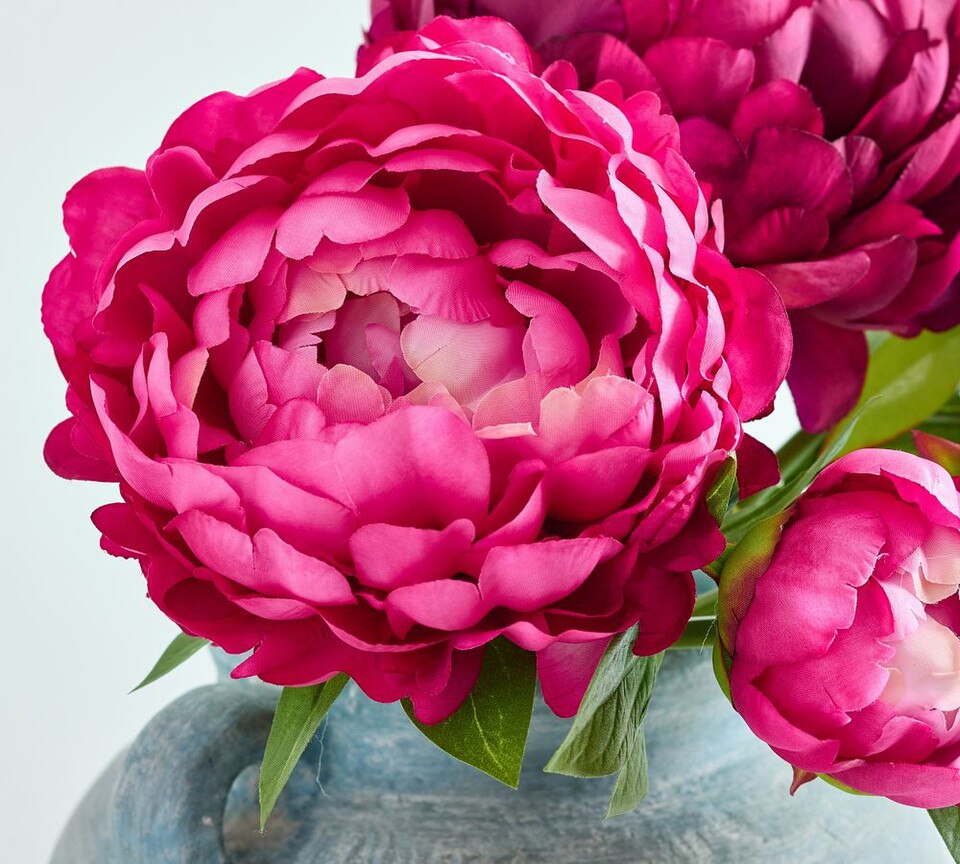 Faux Peony Bundle Pottery Barn Australia